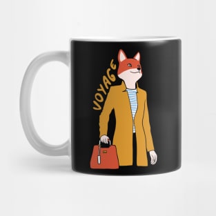 Traveling fox Mug